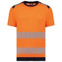 T-shirt de sécurité recyclé manches courtes unisexe