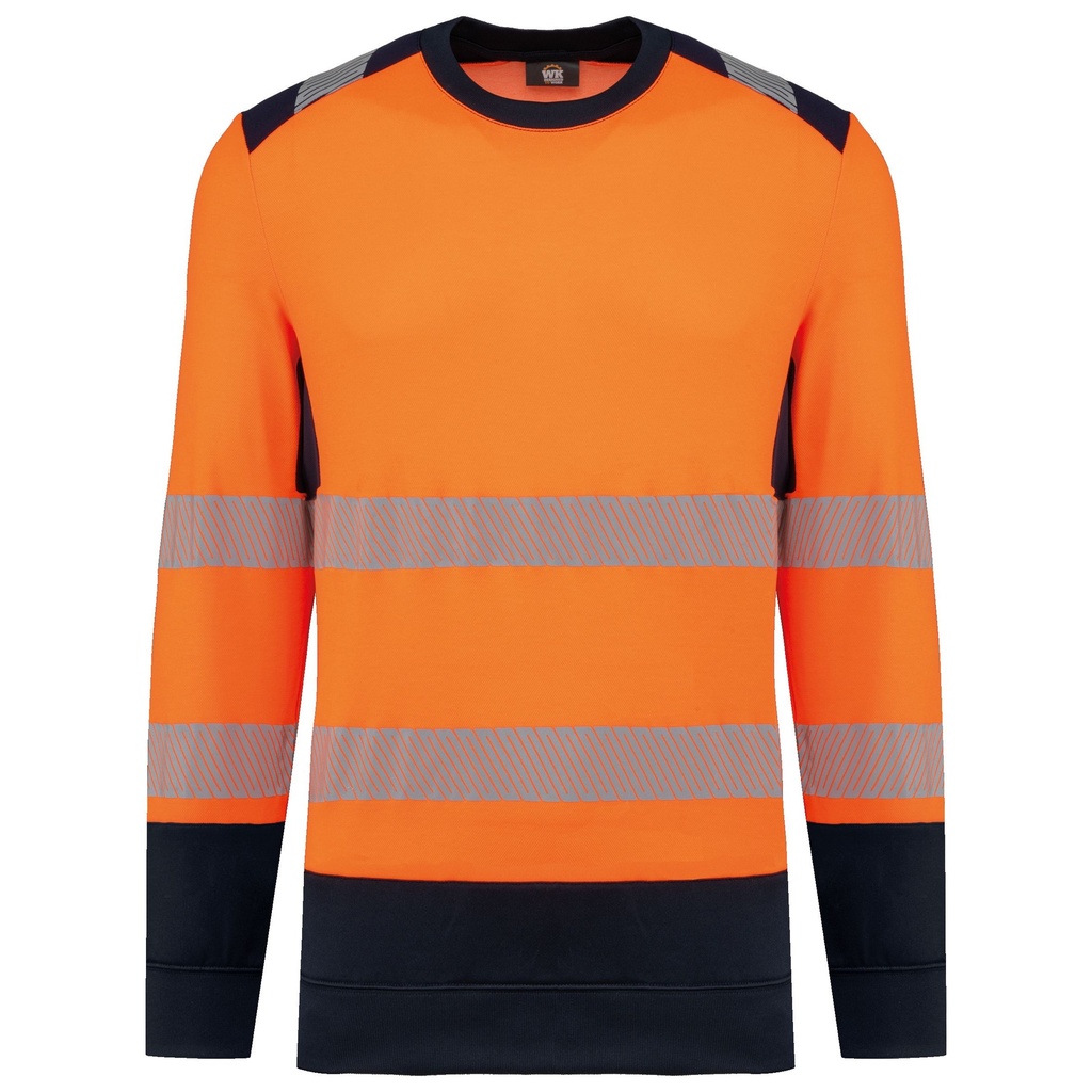 Sweat-shirt de sécurité recyclé col rond unisexe