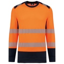 Sweat-shirt de sécurité recyclé col rond unisexe