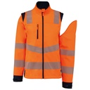 Veste softshell de sécurité recyclée avec manches détachables unisexe