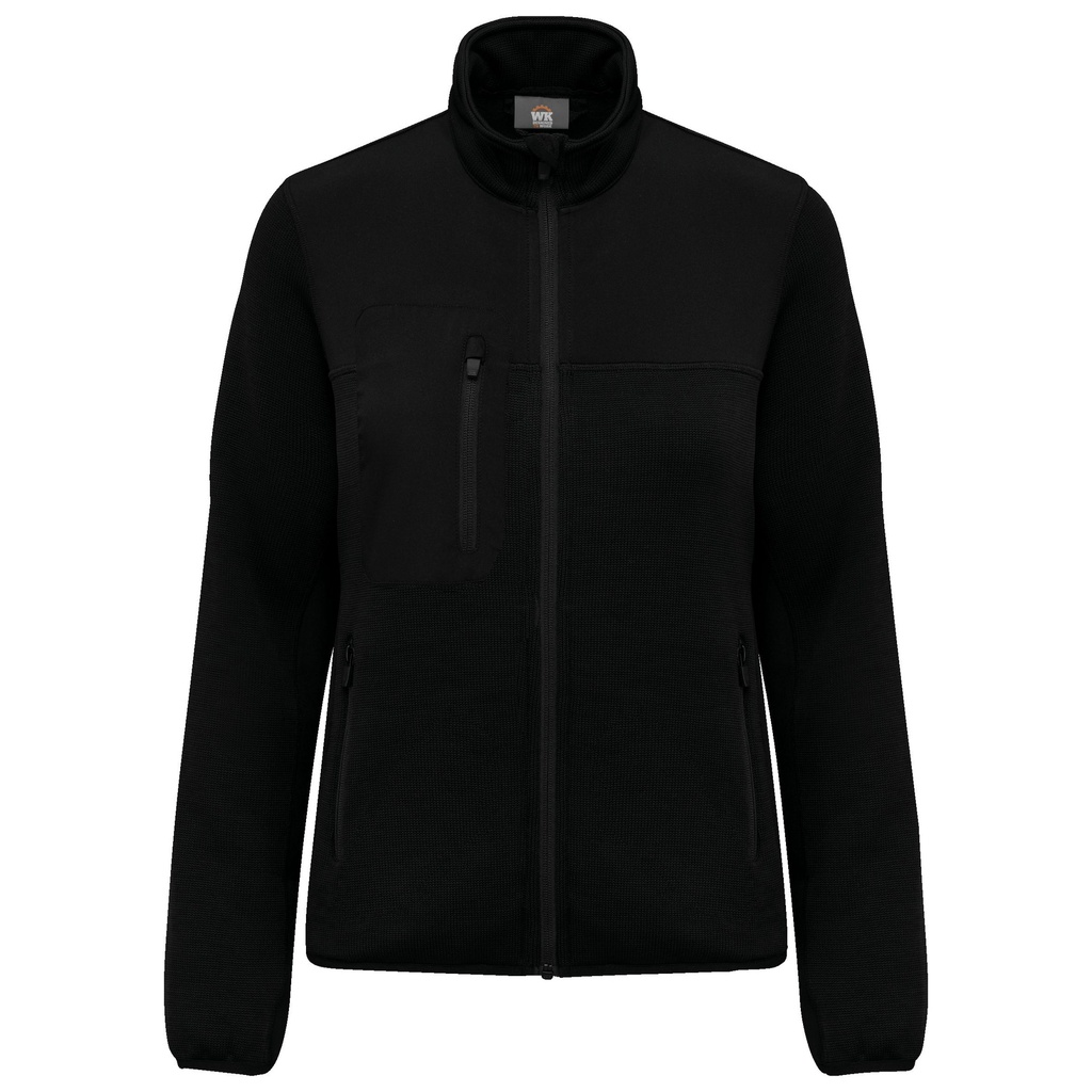 Veste recyclée en polytricot femme