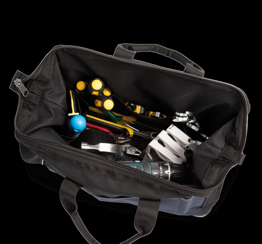 Sac à outils avec fond plastique
