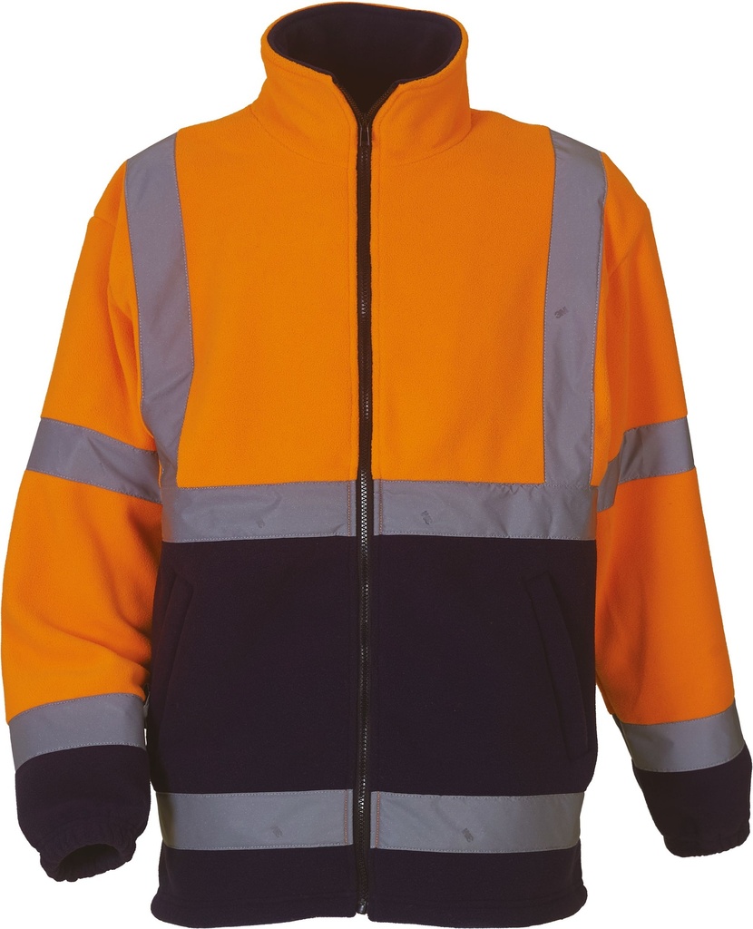 Veste polaire haute visibilité