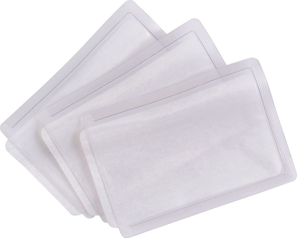 Poches d'identité thermocollantes (1 unité = pack de 50)