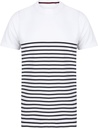 T-shirt breton à manches courtes