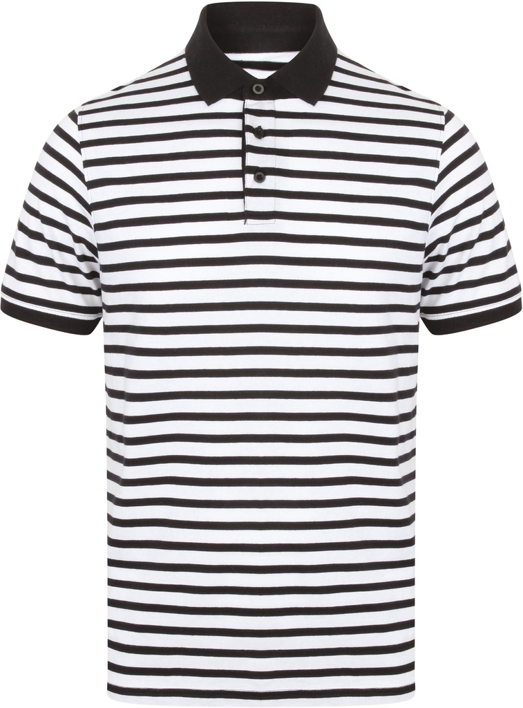 Polo jersey à rayures