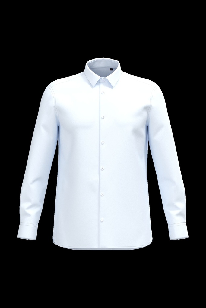 Chemise popeline en coton Supima® homme