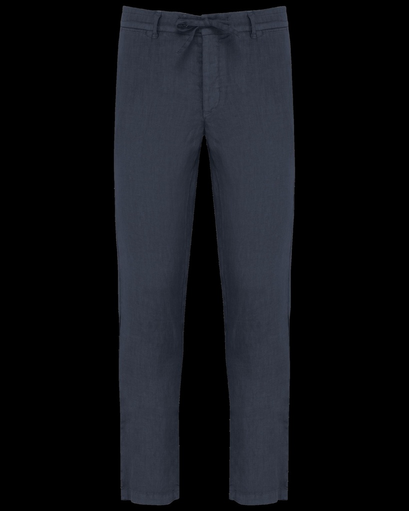 Pantalon délavé en lin homme