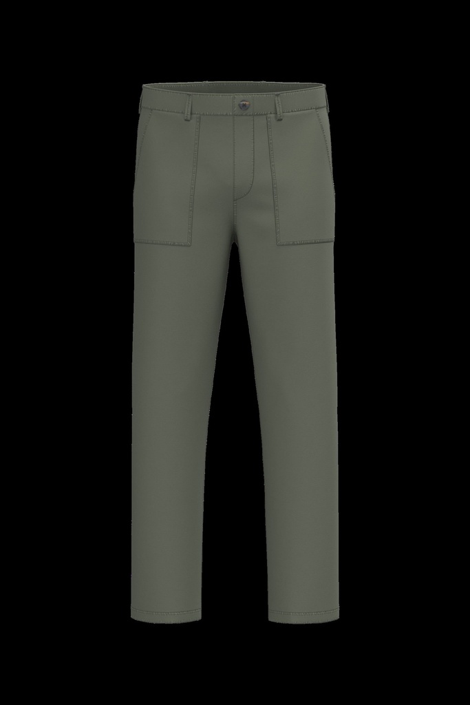 Pantalon utility écoresponsable délavé homme