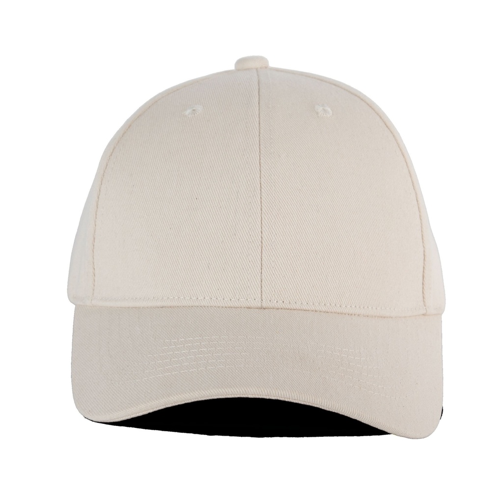 Casquette 6 panneaux en coton recyclé