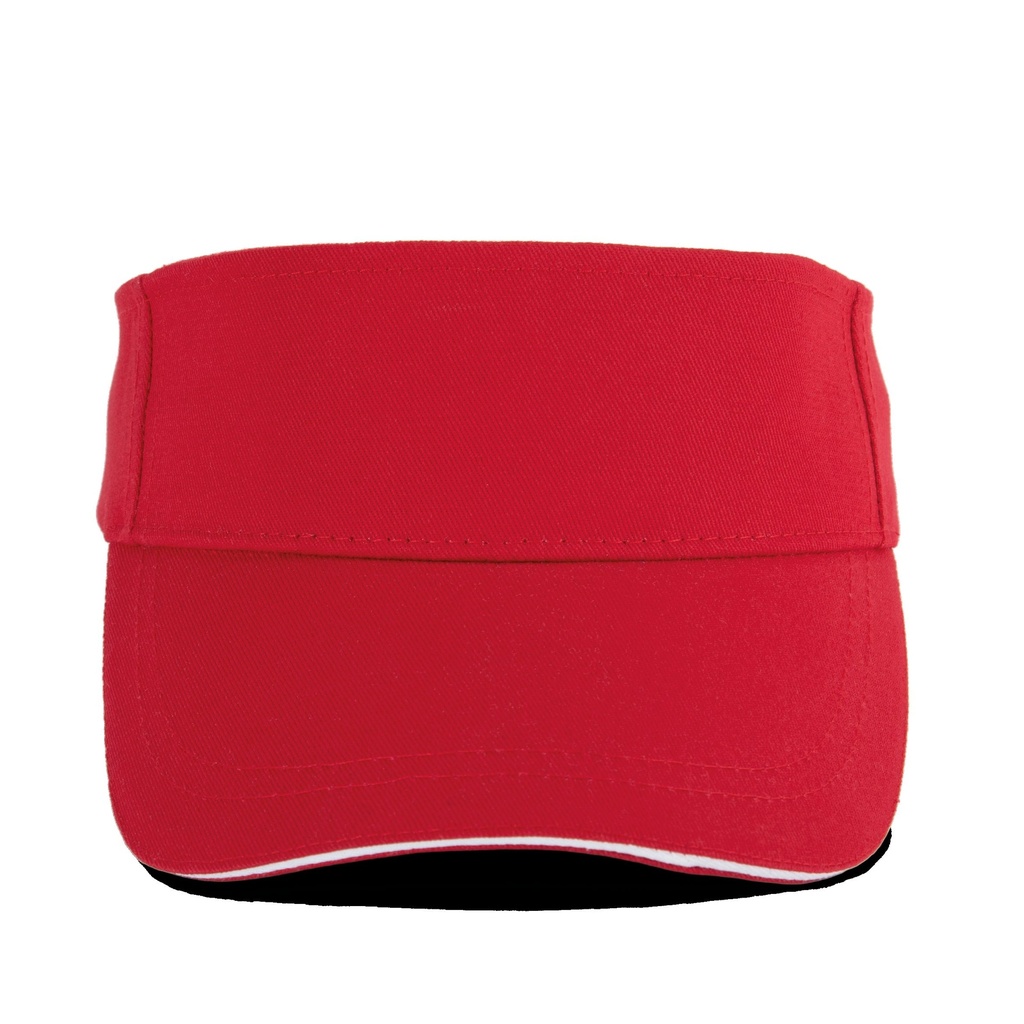 Visière sport en coton