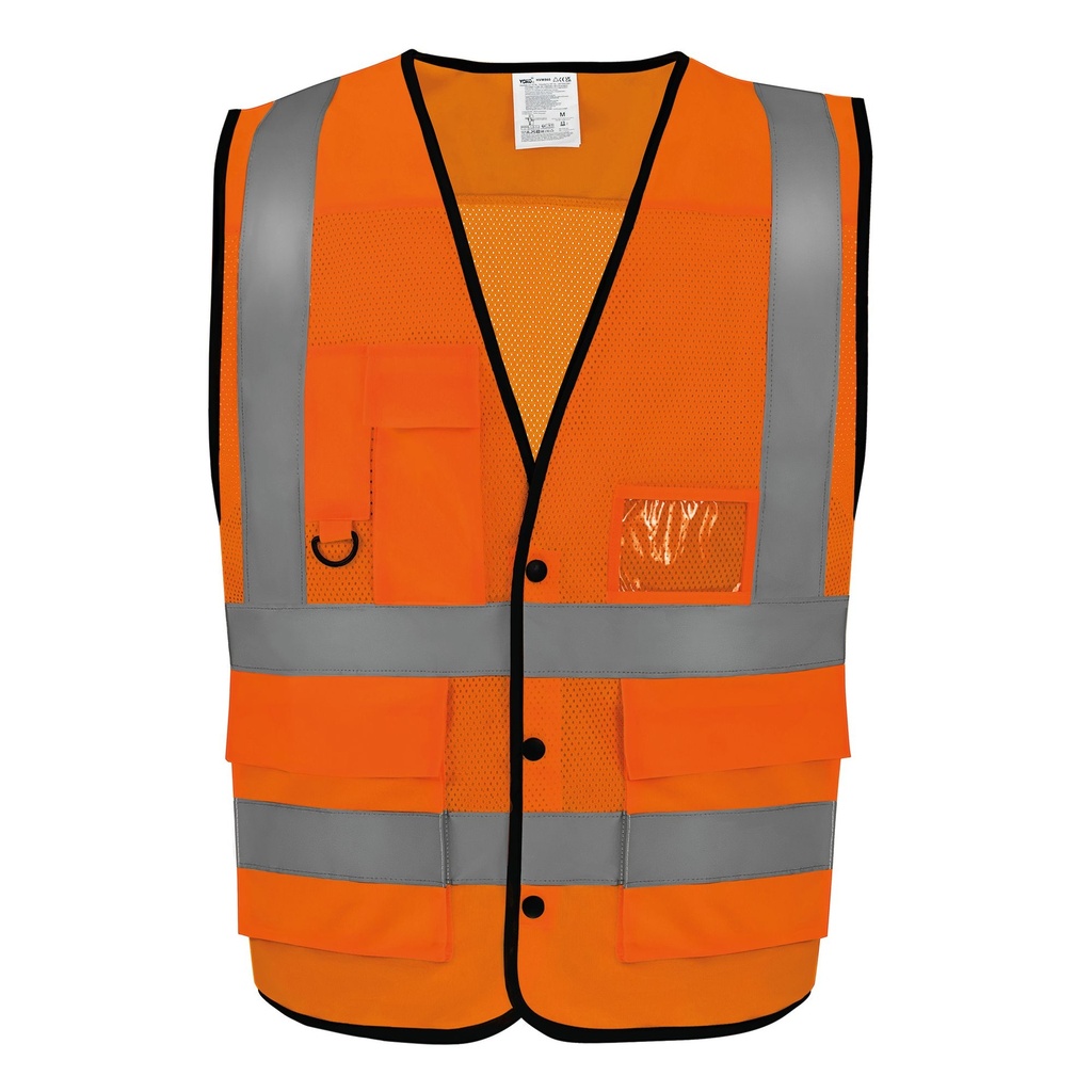 Gilet boutonné haute visibilité Eco Superior