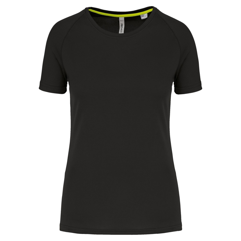 T-shirt de sport à col rond recyclé femme