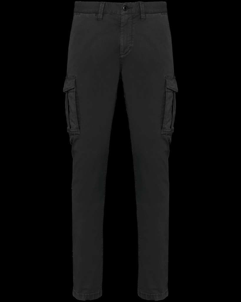 Pantalon cargo écoresponsable délavé homme