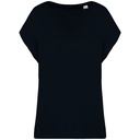 T-shirt écoresponsable loose à col V femme