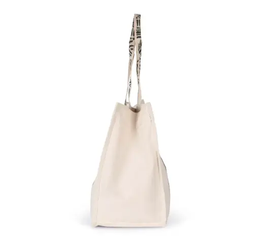 [KINS114] Grand sac shopping recyclé à soufflet