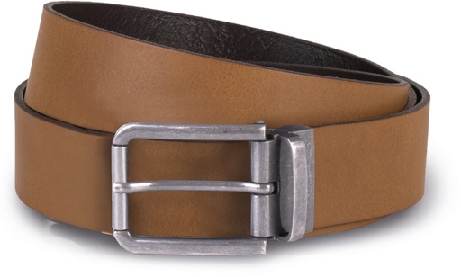 [KP812] Ceinture en cuir à bord franc - 35 mm