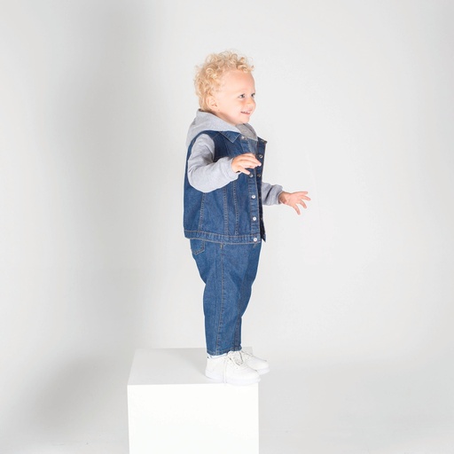 [LW750] Veste en jean à capuche enfant