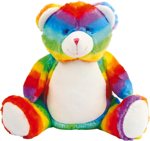 [MM555_57754_57753] Peluche zippée Ours multicolore