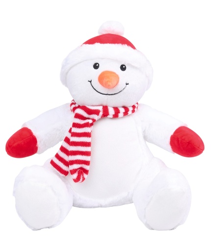 [MM567_65661_65660] Peluche zippée bonhomme de neige