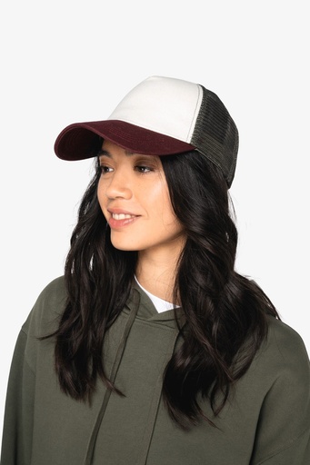 [NS035] Casquette trucker écoresponsable 5 panneaux unisexe