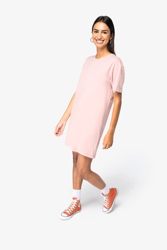 [NS5000] Robe t-shirt écoresponsable délavée femme