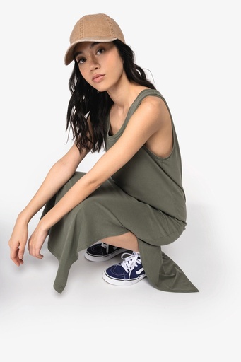 [NS5012] Robe écoresponsable délavée en jersey femme