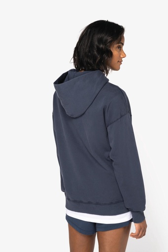 [NS448] Sweat-shirt écoresponsable à capuche délavé oversize unisexe