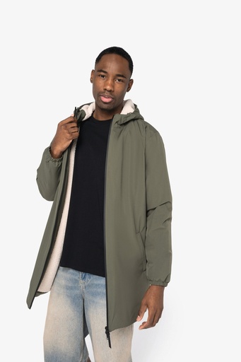 [NS609] Veste écoresponsable imperméable doublée en sherpa unisexe