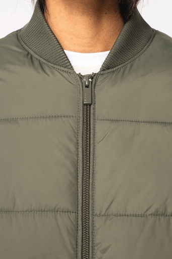 [NS613] Veste matelassée écoresponsable à col teddy unisexe