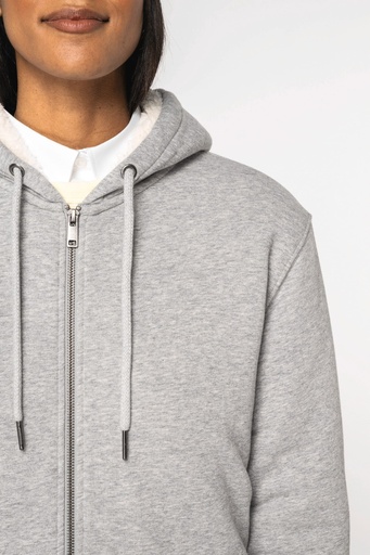 [NS460] Sweat-shirt écoresponsable zippé doublé en sherpa unisexe
