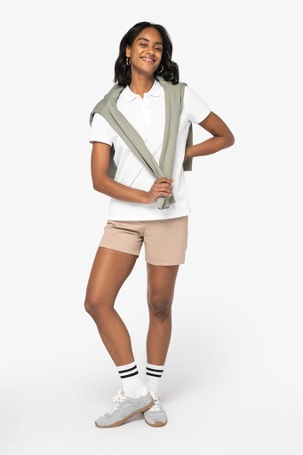 [NS739] Bermuda chino écoresponsable femme