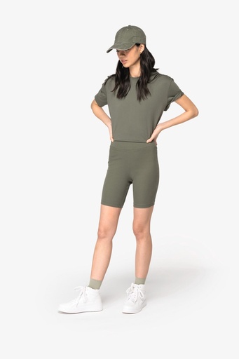 [NS744] Short écoresponsable côtelé femme