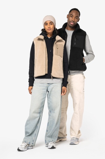 [NS624] Bodywarmer écoresponsable en sherpa unisexe