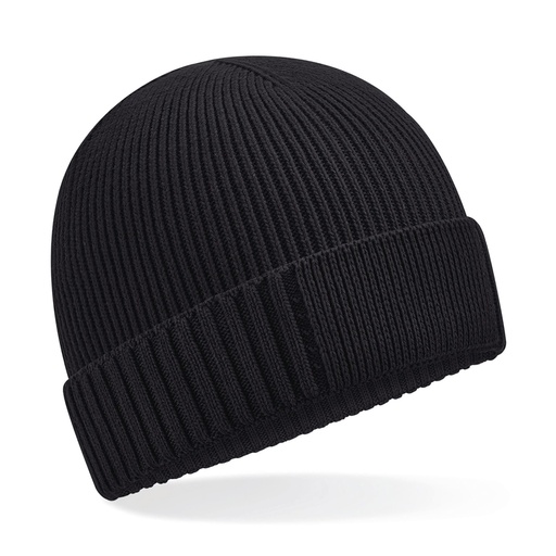 [B438N] Bonnet en coton biologique avec patch technique