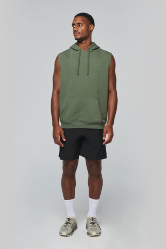 [PA393] Sweat-shirt à capuche sans manches unisexe
