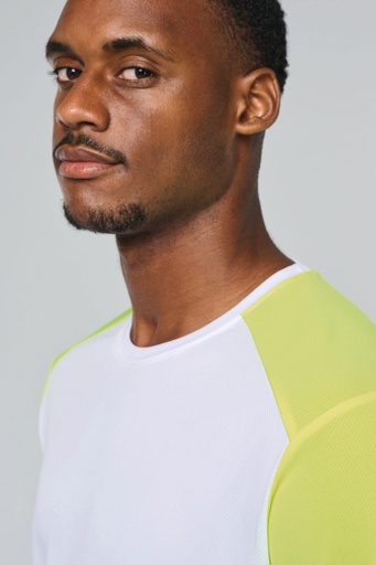 [PA4014] T-shirt de sport écoresponsable bicolore homme