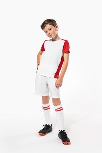 [PA4016] T-shirt de sport écoresponsable bicolore enfant