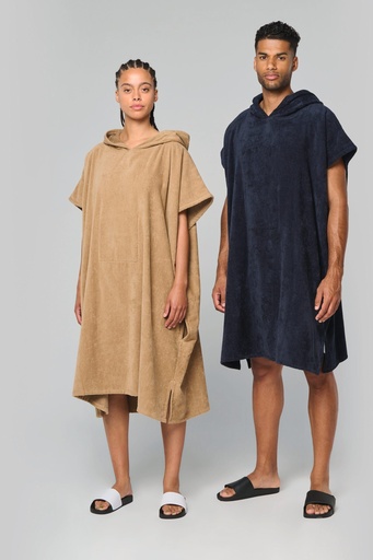 [PA581] Poncho éponge à capuche unisexe