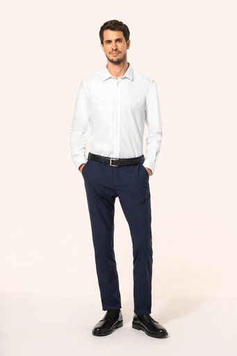 [PK502] Chemise Oxford pinpoint manches longues homme