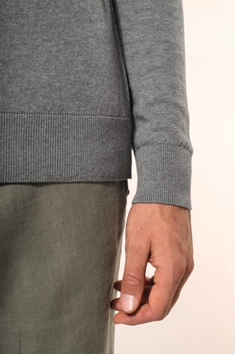 [PK900] Pull Supima® col rond homme
