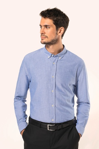 [PK503] Chemise Oxford manches longues homme