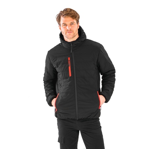[R240X] Veste matelassée black compass recyclée