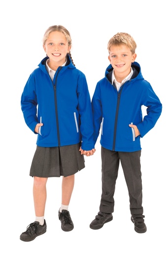 [R224J-R224Y] Veste Softshell Capuche Enfant
