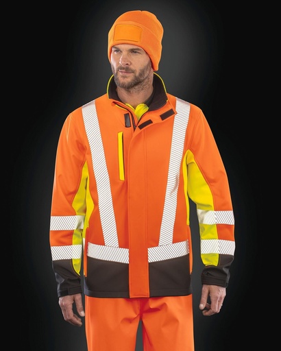 [R506X] Veste softshell de sécurité recyclé 3 couches