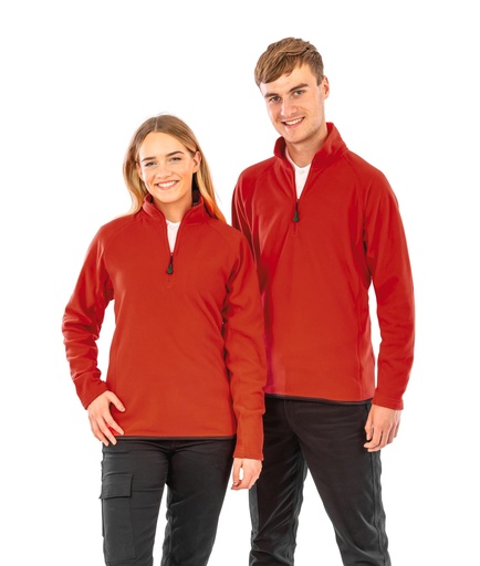 [R905X] Micropolaire recyclée col zippé