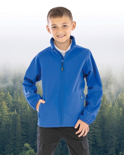 [R901J-Y] Veste softshell recyclée 2 couches enfant