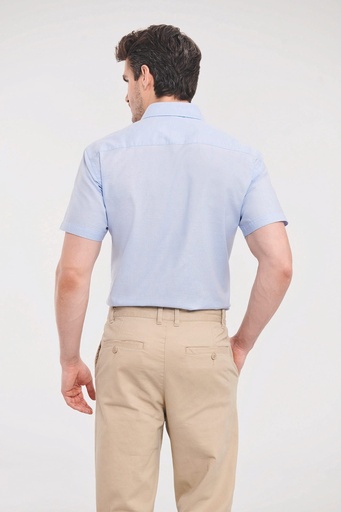 [0R923M0] Chemise oxford cintrée manches courtes homme