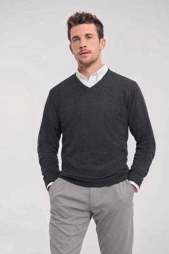 [R-710M-0] Pullover homme col v
