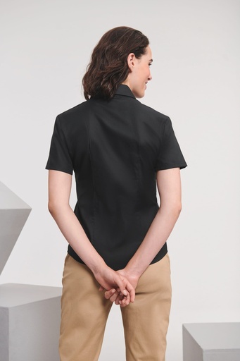 [R-933F-0] Chemise femme manches courtes Oxford